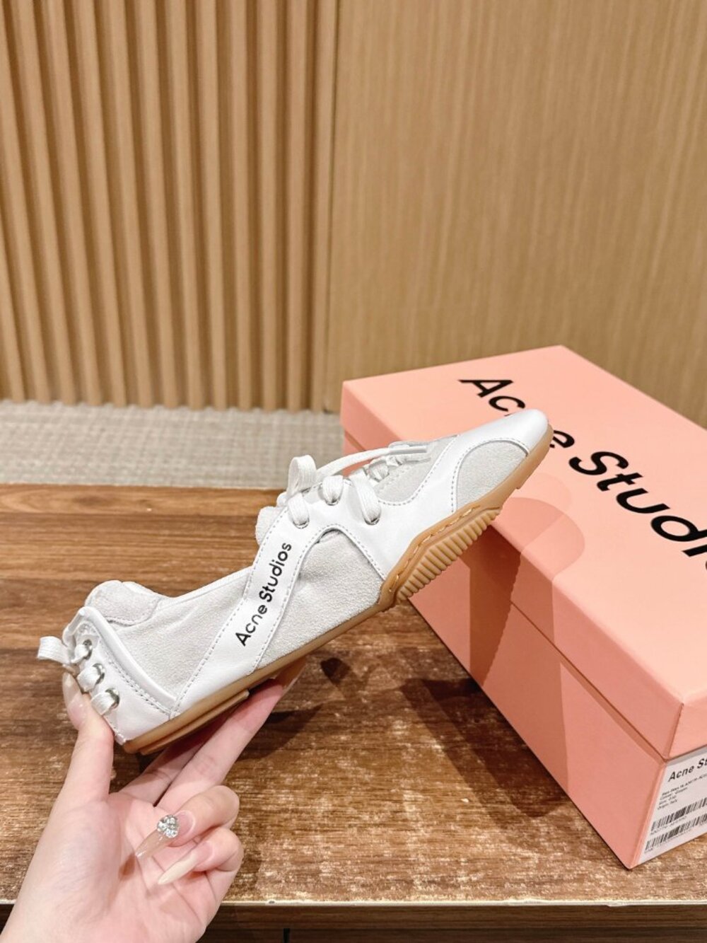 Acne Studios Bilaria Ballerina Sneakers - Picture 6 of 9